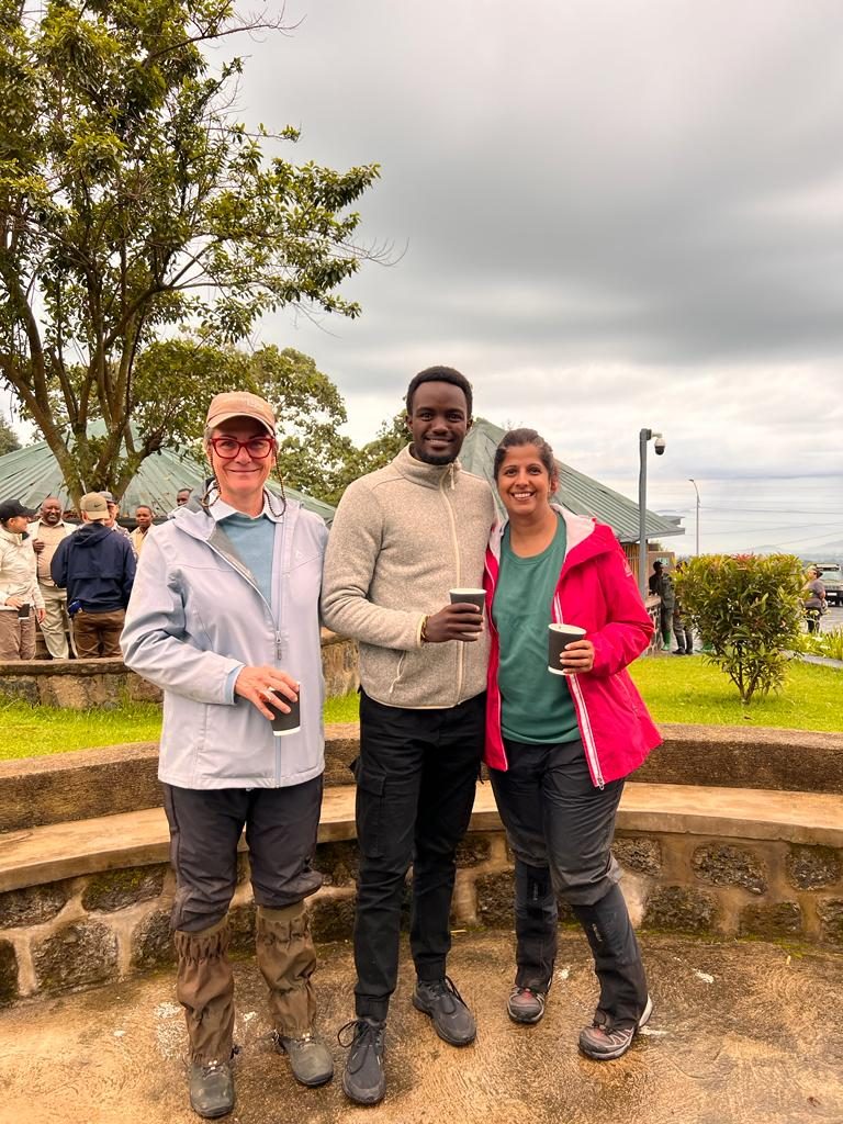 Guests with our team on gorilla trekking day