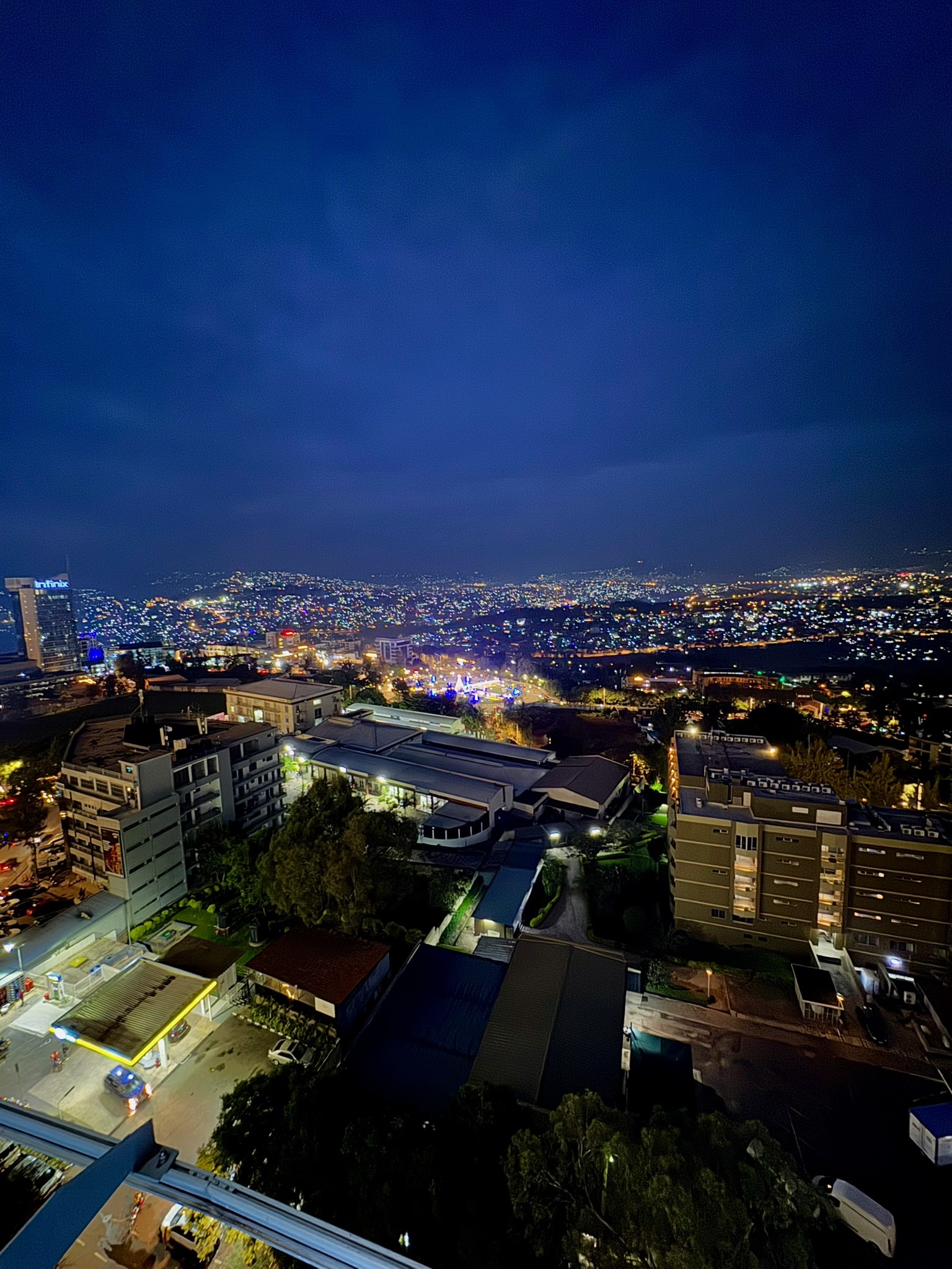 Kigali city at night Rwanda cultural tour